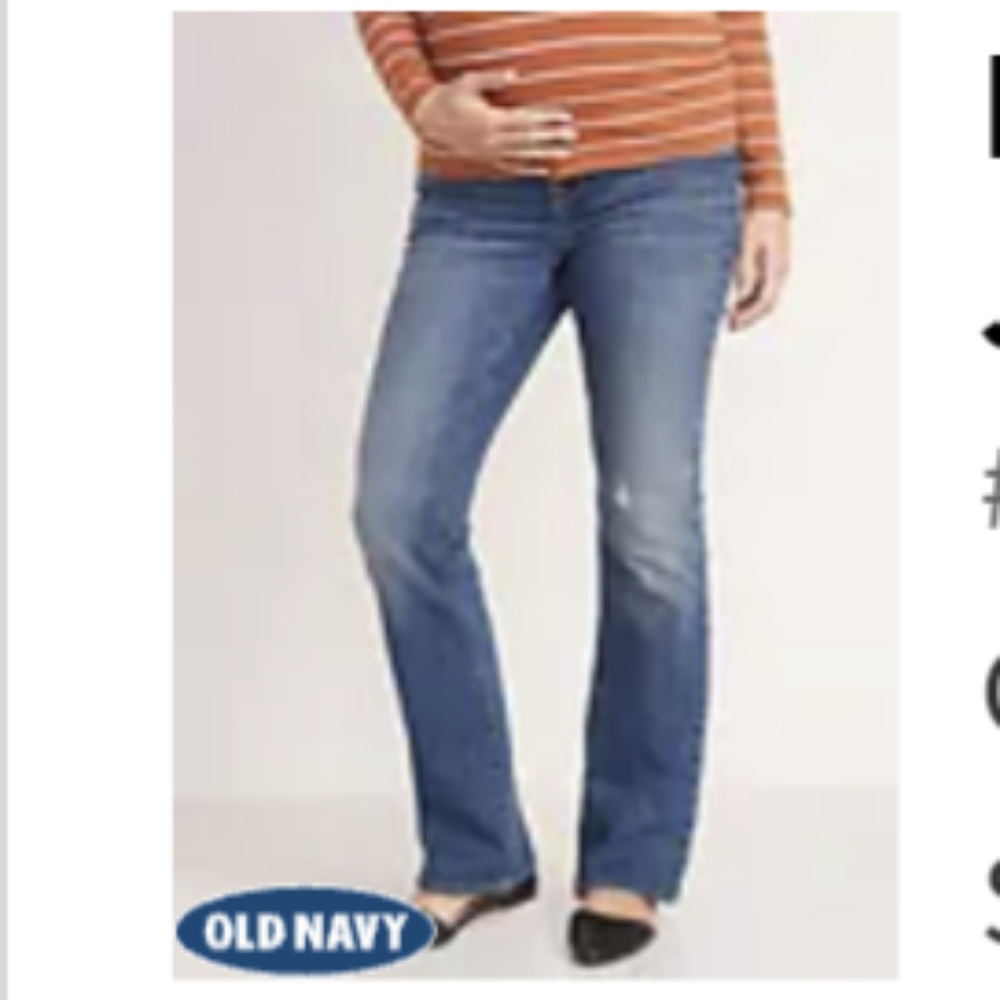Maternity boot cut jeans